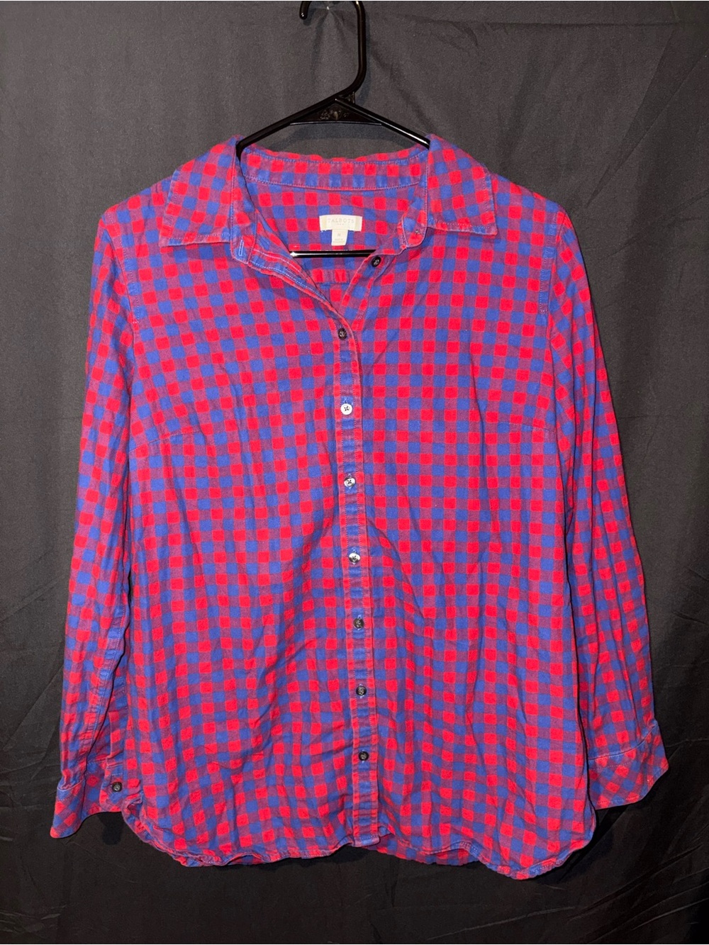 Talbots Gingham Button-Up Shirt